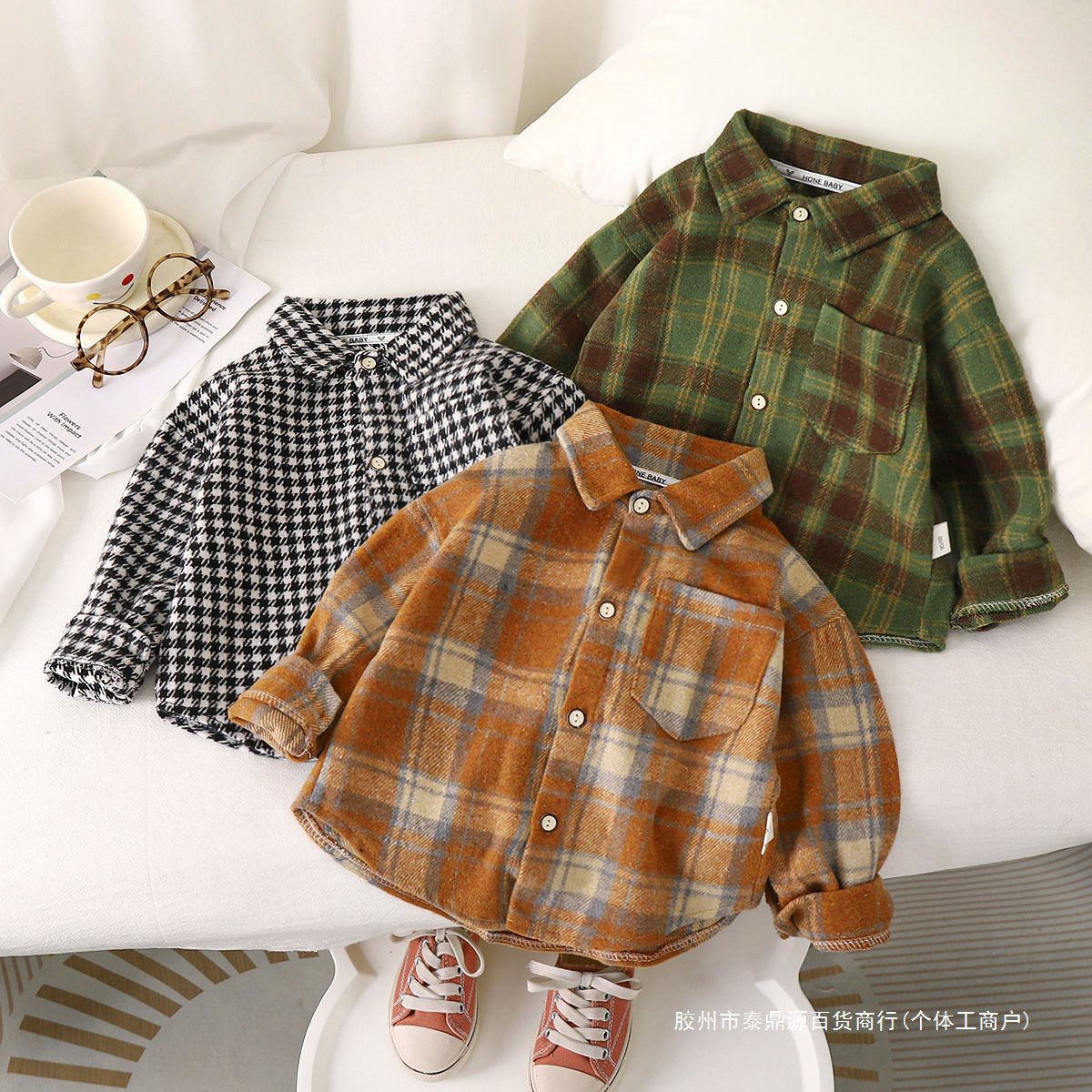 Demi-season children's fashionable shirt girl's