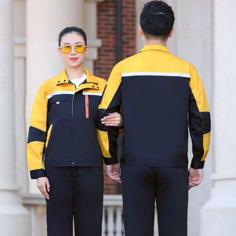 春秋冬涤棉长袖工作服套装男耐脏耐磨工厂服定做工厂服劳保服定制|undefined