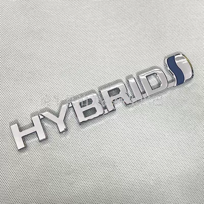 Suitable for Toyota Crown Land Car logo - note-size-hybrid-side-mark-silver-single-piece