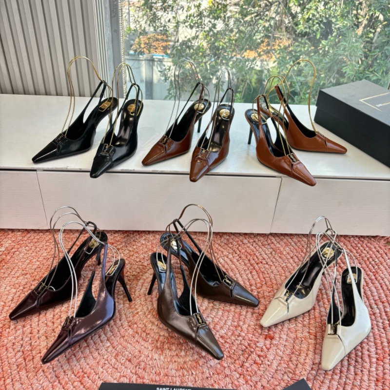 2026 Early Spring High-End Women's Pointed-Toe Shallow-Cut Sexy Stiletto Heels with Fashionable Back Strap Fashion Shoes Heels 2026 Early Spring High-End Women's Pointed-Toe Shallow-Cut Sexy Stiletto Heels with Fashionable Back Strap Fashion Shoes Heels