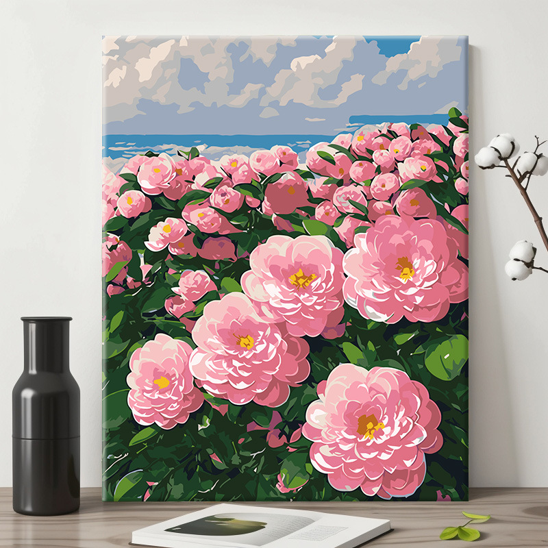 40 × 50 pintura al óleo digital color paisaje pintura pintada a mano relleno de color para niños curado fábrica de pintura decorativa al por mayor