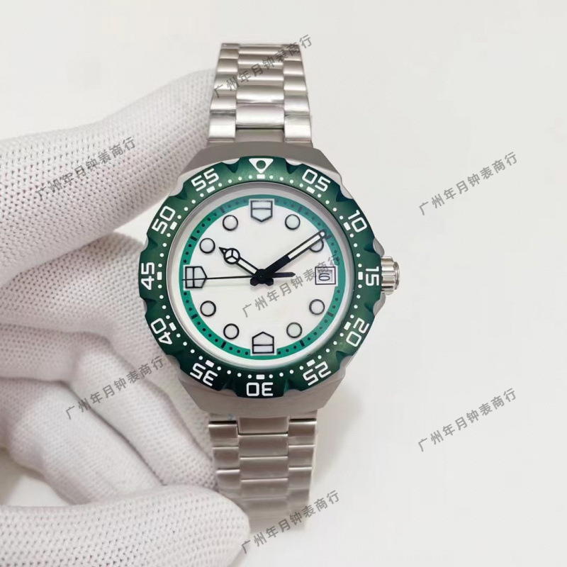 Foreign Trade Ta Tiger g Family F1-2888 Series Automatic Mechanical Steel Band Watch Calendar Waterproof Luminous Men's Watch