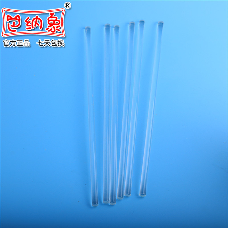 圆头玻璃棒 高硼硅实心玻棒 玻璃搅拌棒 实验室引流导流 玻璃棒 2