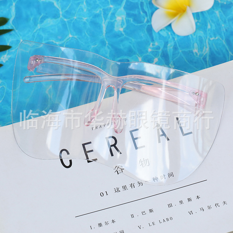 新款防雾短款防护眼镜 防护面罩 炫彩多色框架 跨境电商专供批发