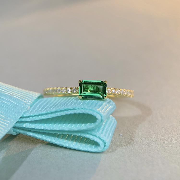 Fashion Geometric Sterling Silver Plating Zircon Rings 1 Piece