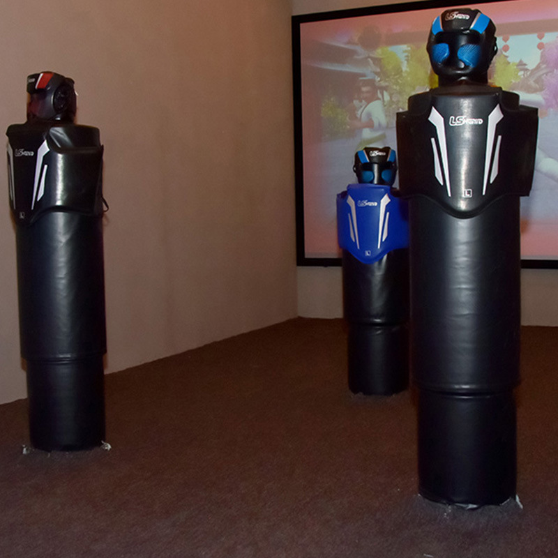 Boxeo de ventilación analógica interior multijugador deportivo digital ocio entretenimiento sala de experiencia interactiva comercial gimnasio dinámico