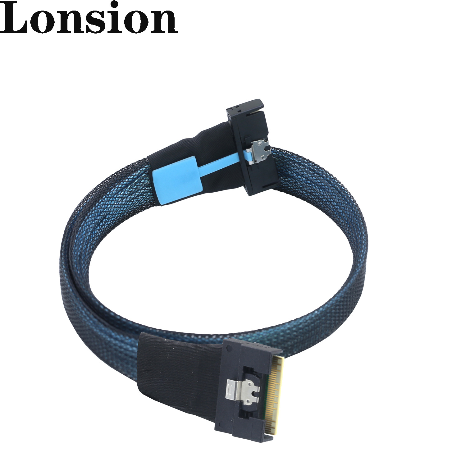 PCIE MCIO 5.0 8I转Slimline SAS 4.0 SFF-8654 8i 74P全部防斜插