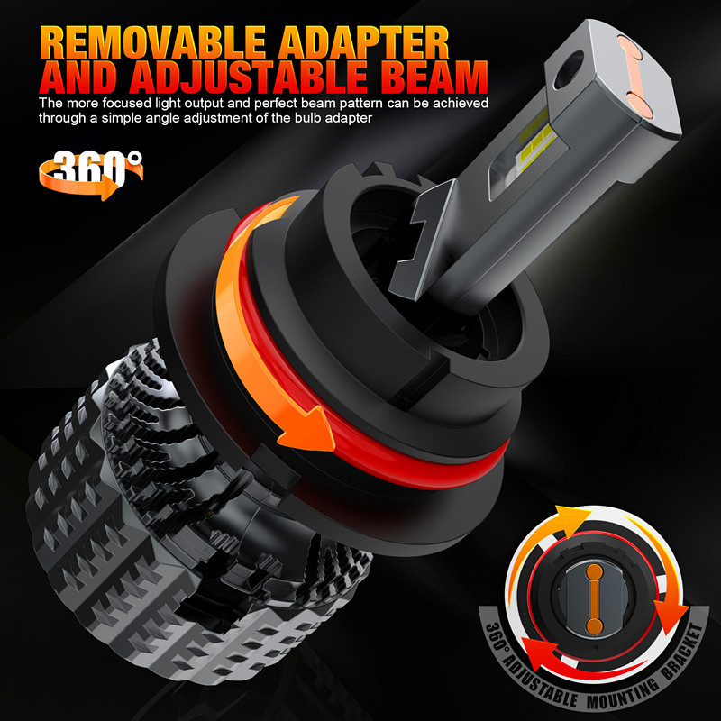 Faros de coche LED de alto brillo de alta potencia V20-9004 H4, H13