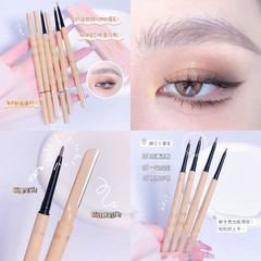 魅力的な女性向け多用途プレーンタイプの眉ペンシル、両頭眉ペンシル、眉毛カッター一体型、初心者向け、防水・防汗、卸売