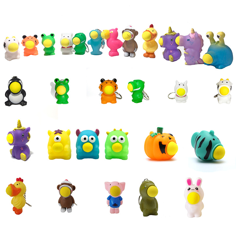 small popper ball animals
