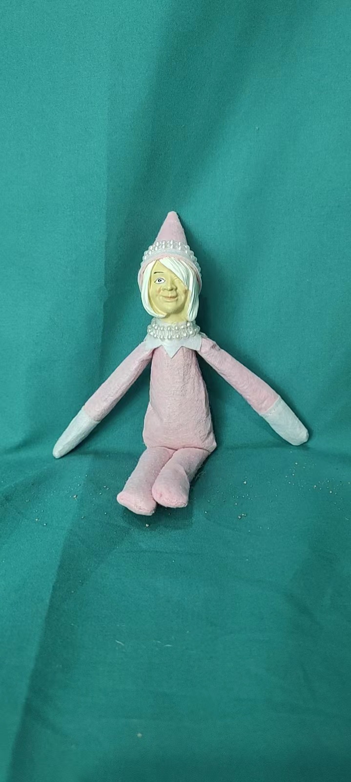 Muñecas de resina transfronterizas muñecas de felt negro Snoop on a Stoop Snoop curved Christmas Genie Doll