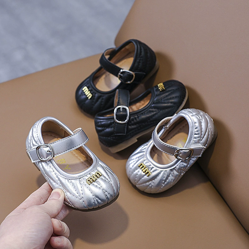 Детская обувь по стиль leather shoes, удобная обувь для принцессы, корейский стиль, мягкая подошва