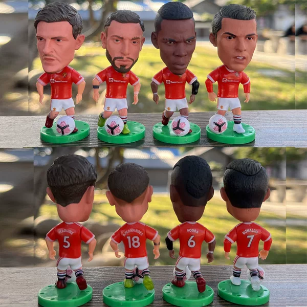 2022 Red Devils C Roberba Doll Sancho Varane Cavani Model Ornaments De Gea Star Doll