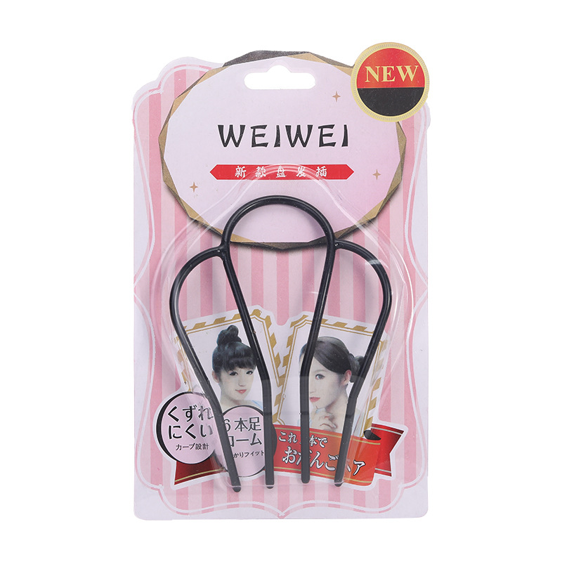 Hair comb, hairpin, metal comb, hair ornament, ball braiding artifact, hair fork, Korean style hairpin, wholesale for women