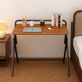 小户型写字办公桌简约书桌出租屋简易折叠桌子新款家用小方桌批发