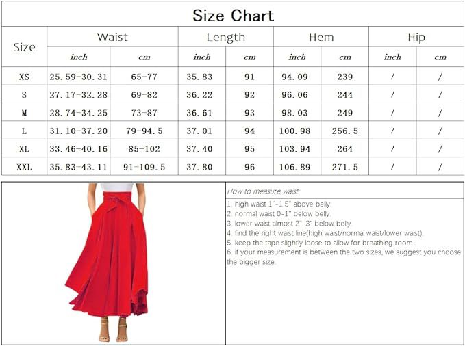 2024 New Women's Elegant High Waist Casual Irregular Bohemian Long Skirt With Pockets_ecoleips.com