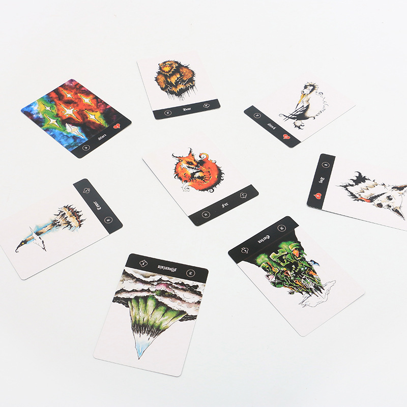 Cartas de tarot oráculo rui nian li nuo man versión en inglés_voghion.com