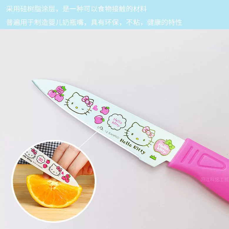 Производство и продажа лезвия Hello Kitty милый мультяшный нержавеющая сталь фруктовый нож чистит очищает
