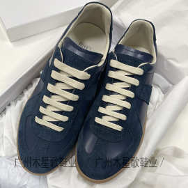 2025马吉拉真皮MM6德训鞋阿甘鞋新款柔软时尚防滑小白鞋男sneaker