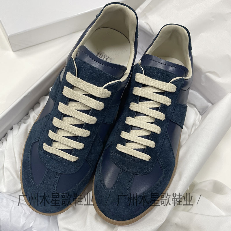 2025 Margiela Genuine Leather Mm6 Moral Training Shoes Forrest Gump Shoes New Soft Fashion Non-Slip White Shoes Men's Sneaker 2025 Margiela Genuine Leather Mm6 Moral Training Shoes Forrest Gump Shoes New Soft Fashion Non-Slip White Shoes Men's Sneaker