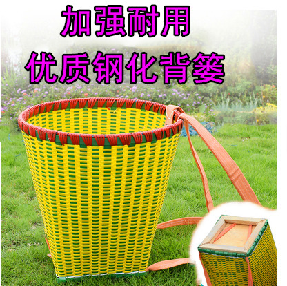 背萝竹编背筐农用背篓竹编农用家用大号采蘑菇背笼背篓买菜竹篓筐|undefined