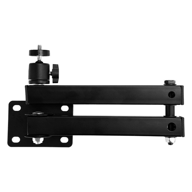 Soporte de soporte de micro proyector Soporte de fijación de ajuste de almacenamiento plegable de pared de bastidor de proyector portátil