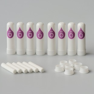 Disposable DIY Essential Oil Empty Tube Nasal Tube Fine Smell Scent Tube PP Plastic Cool Oil Nose Suction Cotton Core Dotteri