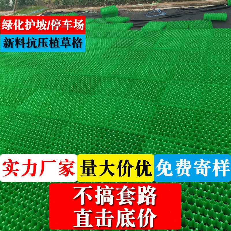 植草格塑料草坪格停车场专用园林绿化网格停车位屋顶绿化消防通道