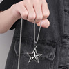 Necklace hip-hop style, European style, suitable for import, simple and elegant design, punk style