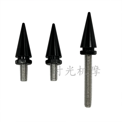 Motorcycle 3pcs Windshield Decorative Screws Glass Bolts for Harley Traveler 14 Years Rear Wind Deflector Strip Screws (Motorcycle front windshield) - 14-years-later-black