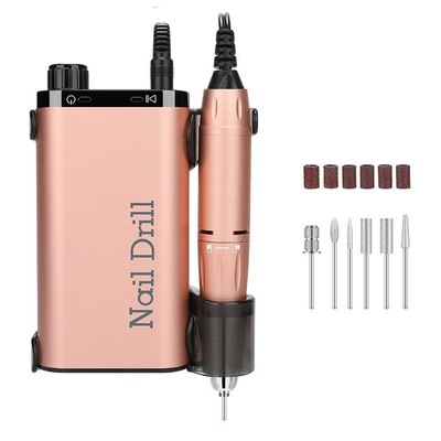 源頭工廠新款充電美甲打磨機35000轉便攜式電動磨甲機卸甲器批發