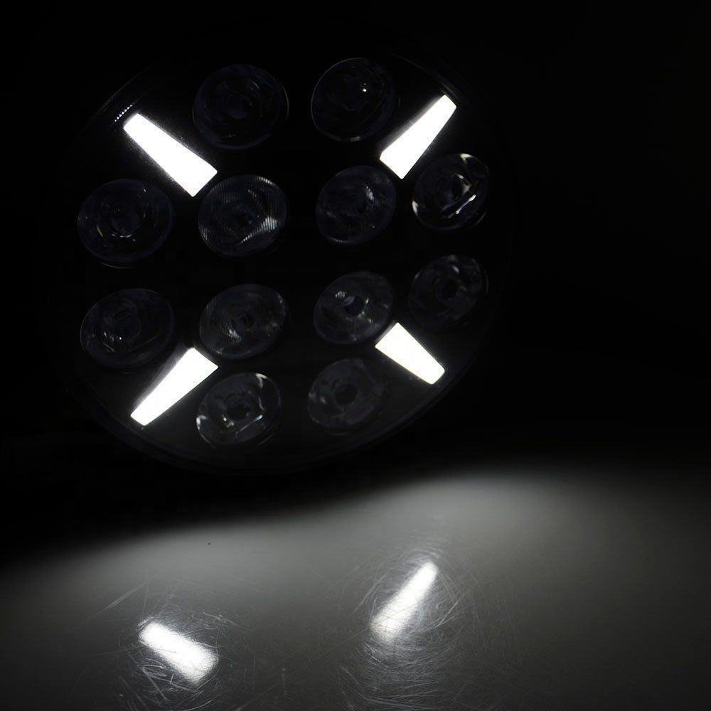 Cross-Border Supply of 9inch Round Off-Road Vehicle Lights, Modified 120W Work Lights, Ouka Spotlights, Excavator Inspection Lights