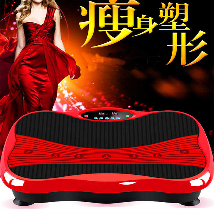Plataforma Vibratoria de Pie para Ejercicio con Pantalla LCD y Música para Fitness y Masaje image 4
