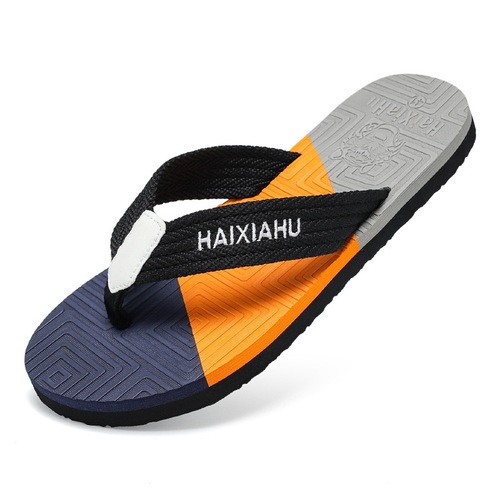 Man's Summer Oversized Slip-Resistant Outdoor Toe-Slip Sandals for Men
