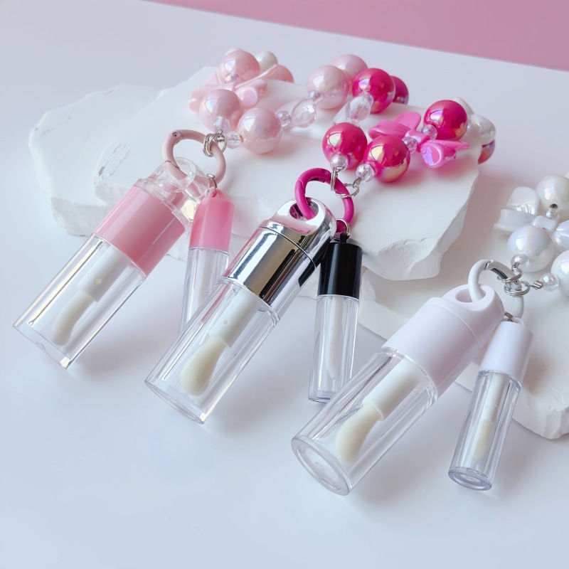 现货创意粉色唇彩管带迷你小唇彩管化妆品DIY包材lip gloss tube|undefined