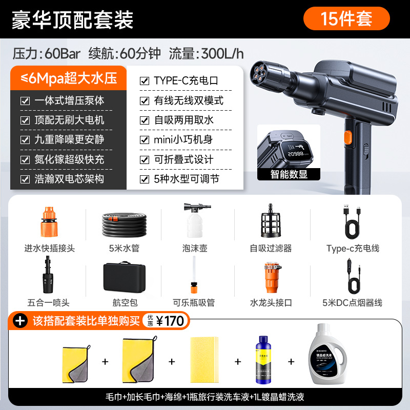 Cordless Car Washer — Lizeng Portable car washer - 51l1