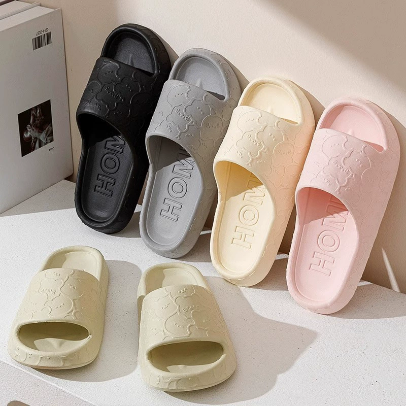 Summer slippers, footwear indoor platform, non-slip deodorized slide for beloved