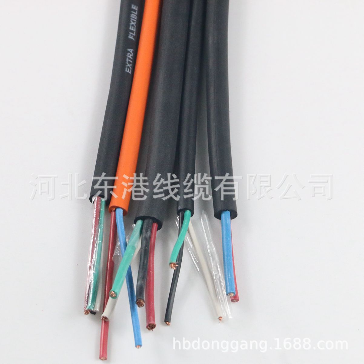 电缆厂家国标YZ3*1.5 铜芯橡皮软电缆