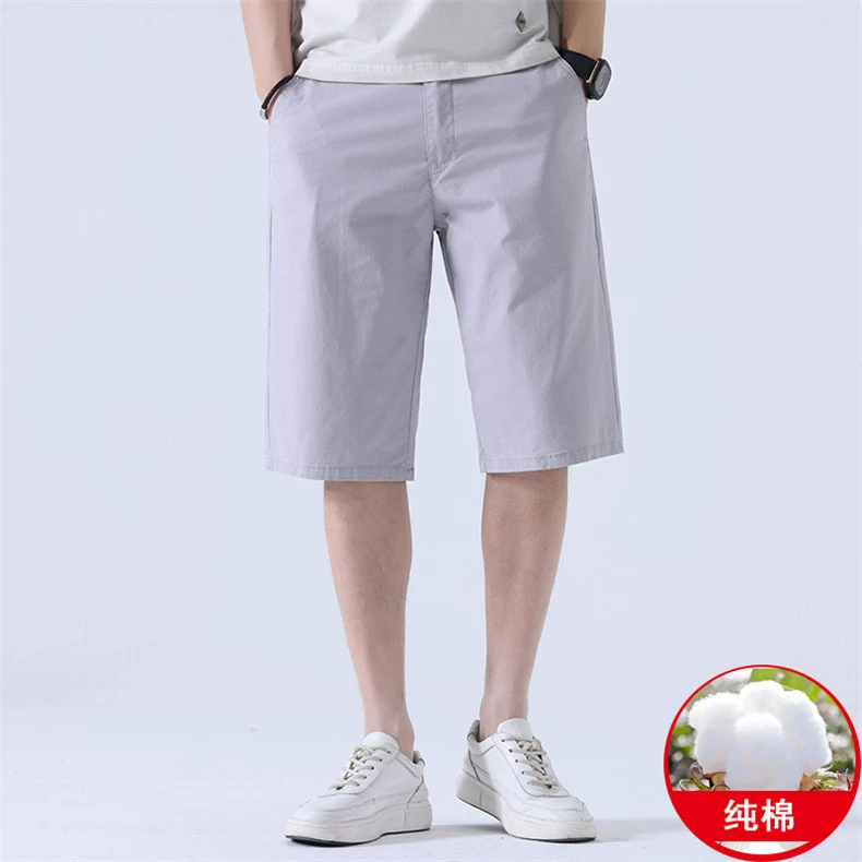 Мужские шорты, летние cotton trousers, спортивный костюм, свободный прямой крой