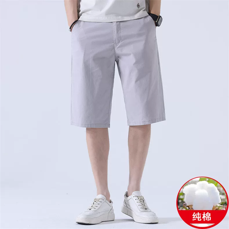 Мужские шорты, летние cotton trousers, спортивный костюм, свободный прямой крой