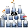 【Mediterranean Vase】 12-piece set (gradient blue)