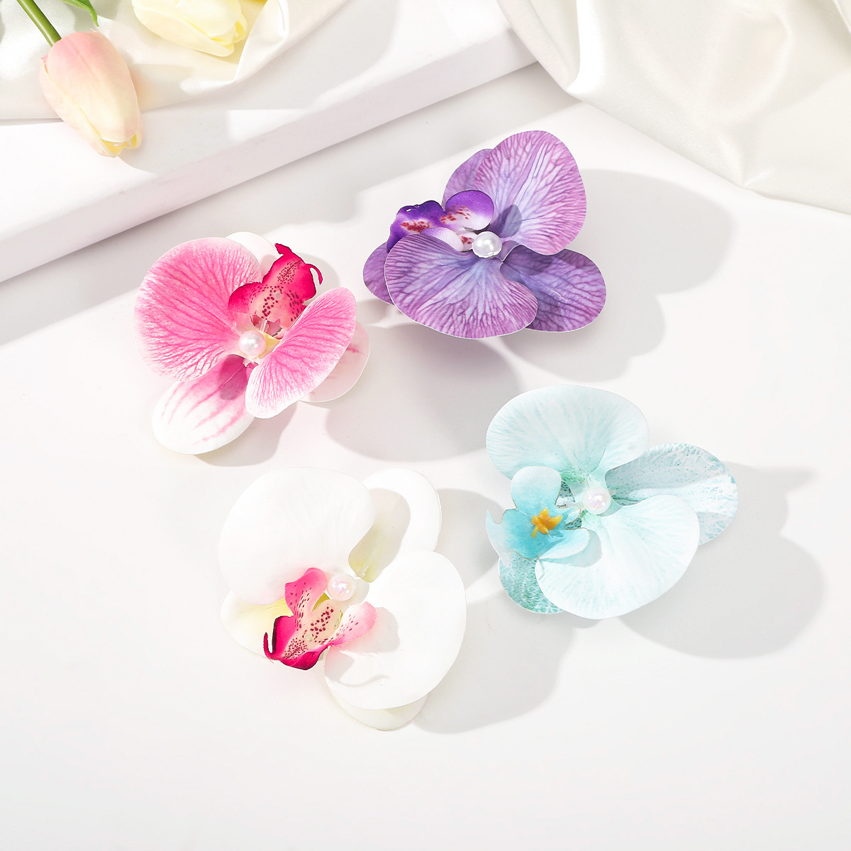 Women's Flower Lady Sweet Mixed Materials Hair Clip display picture 10