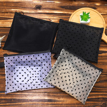 新款便携式迷你网纱化妆包小号口红补妆卡包随身携带收纳包批发