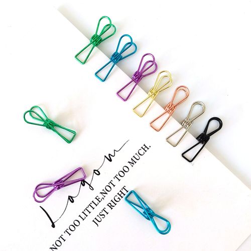 Metal clip stationery office supplies wholesale small fish clip creative storage swallowtail clip fishtail clip hand account long tail clip