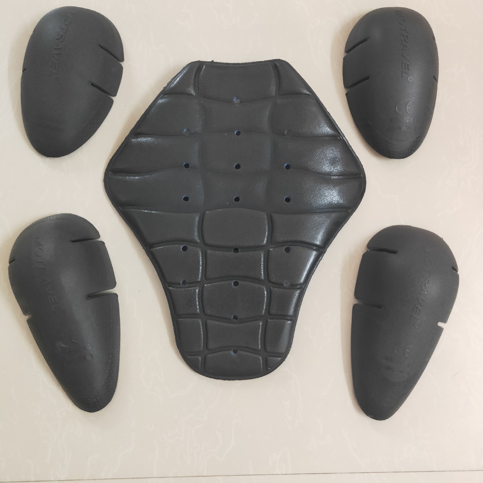 Ropa de ciclismo protector incorporado motocicleta locomotora uniforme de policía de tráfico hombro protector de codo protector de espalda protector incorporado 5 conjuntos