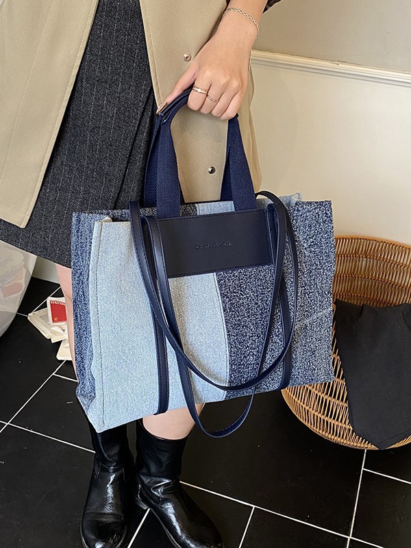 Bolsa de botín de gran capacidad para mujeres 2025 nuevo cross-border de alta calidad color contrastante universal mochila de viaje
