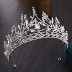 New wedding crown wedding headband luxury crystal baroque bridal large crown hair accessories crown