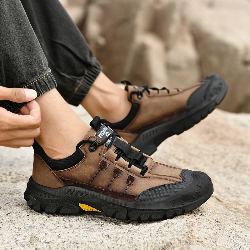 Men's Work Shoes Outdoor Casual Hiking Shoes Closed-Toe Large Size 46_vogvips.com