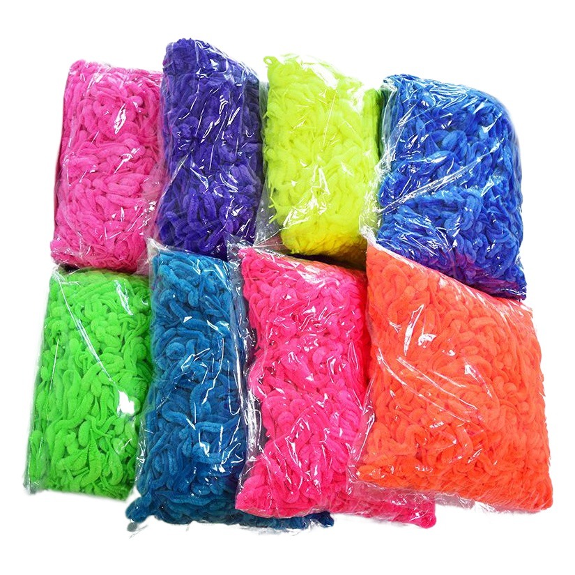Factory Direct Delivery 22cm Caterpillar Naked Worm Seahorse Elf Worm Pet Toy Accessories Cat Tail Cat Teasing Stick Accessories