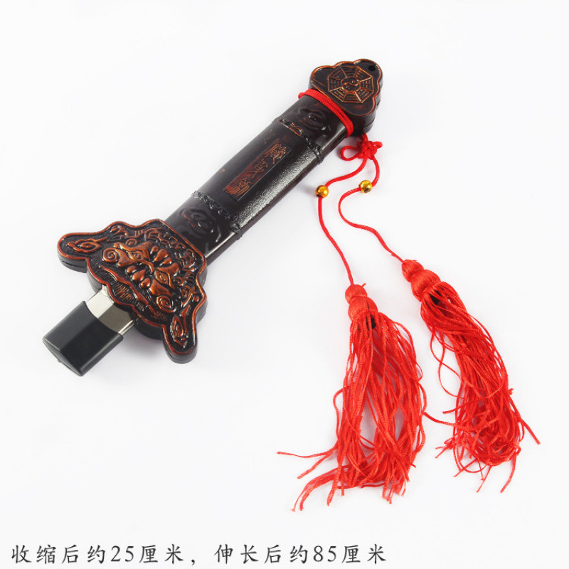 太极伸缩剑宝剑不锈钢健身折叠表演道具剑收缩男女晨练剑加重型无